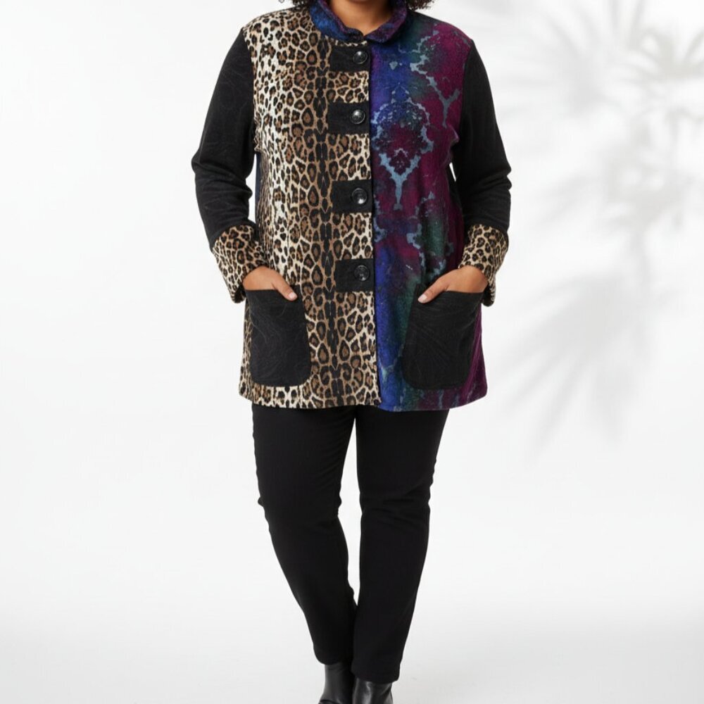 Calessa Patchwork Jacket - image 1